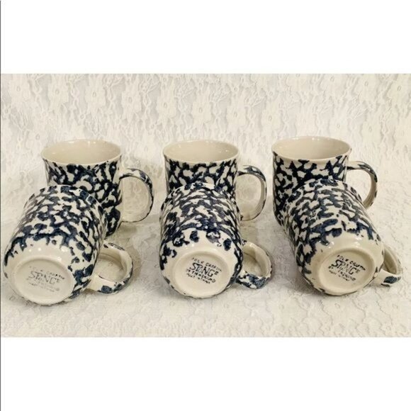 Set of 2 Folkcraft Sponge by Tienshan Mugs - Picture 10 of 10